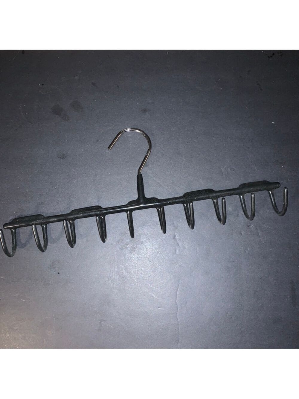 Closet Accessories One Size Black Silver scarf or tie Hanger